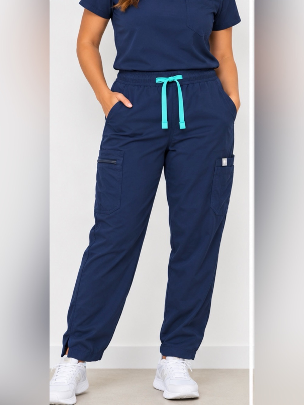 FIGS Women's Technical Collection Navy Scrub Pant Blue XL